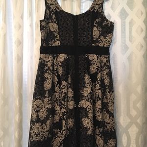 City Chic sleeveless black knee length size S (14)